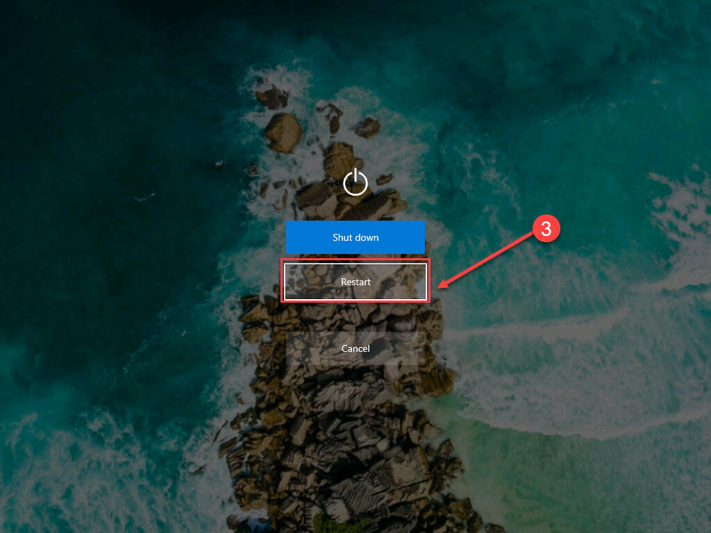 Перезагрузка Windows 10X