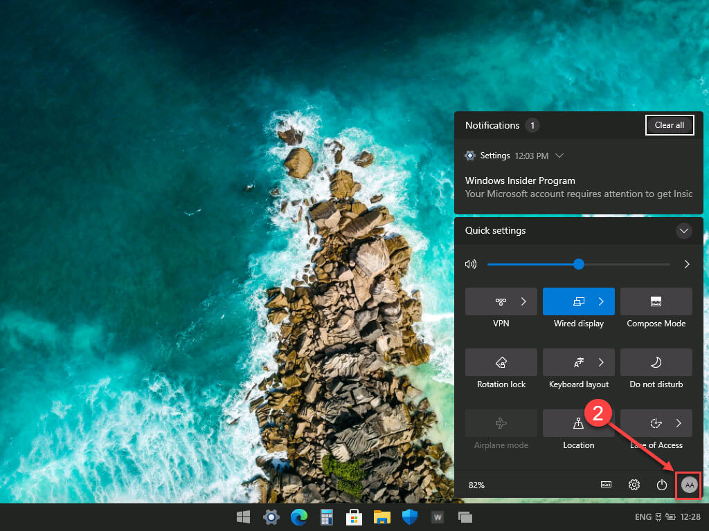 Профиля пользователя Windows 10X