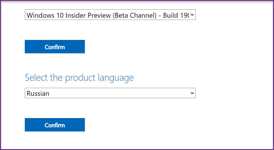 Выберите язык Windows 10 21H1