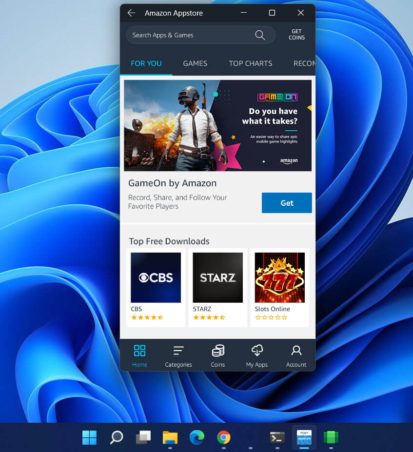 теперь вы сможете, установить APK приложения в Windows 11, одобренные Microsoft и Amazon, независимо от вашего региона.