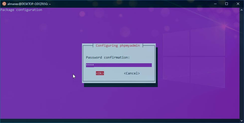 пароль пользователя MySQL root.