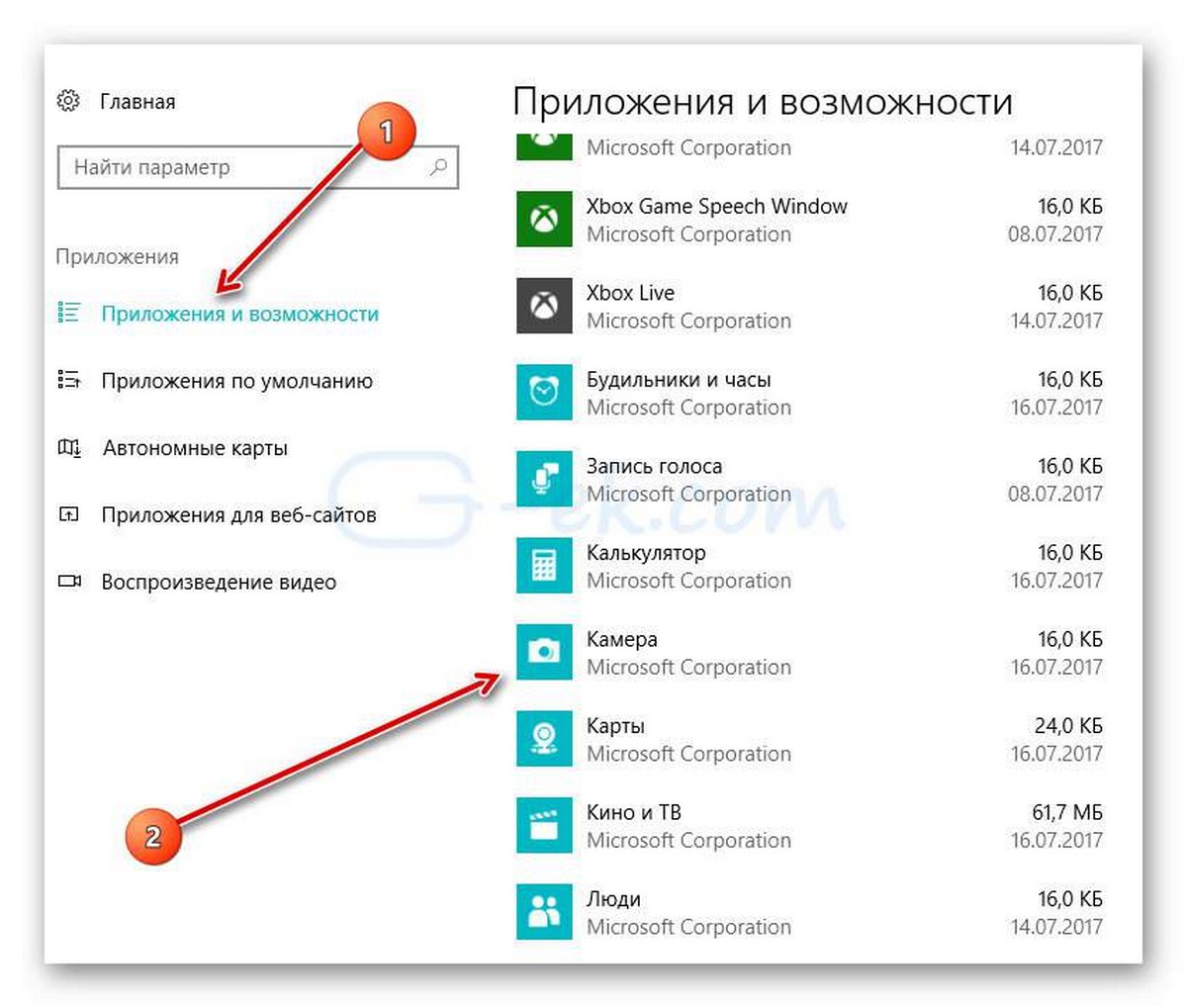  Приложения и возможности.