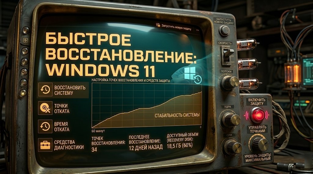 Как включить и настроить быстрое восстановление компьютера в Windows 11