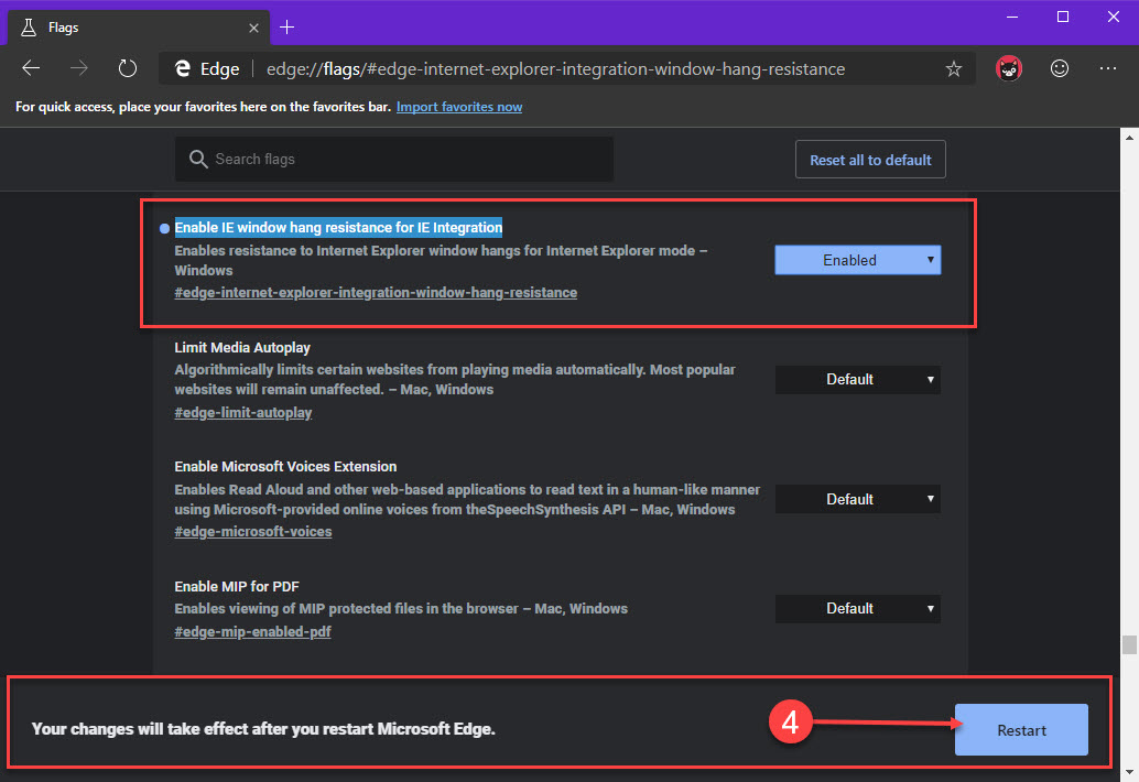 включить режим Internet Explorer в Microsoft Edge.