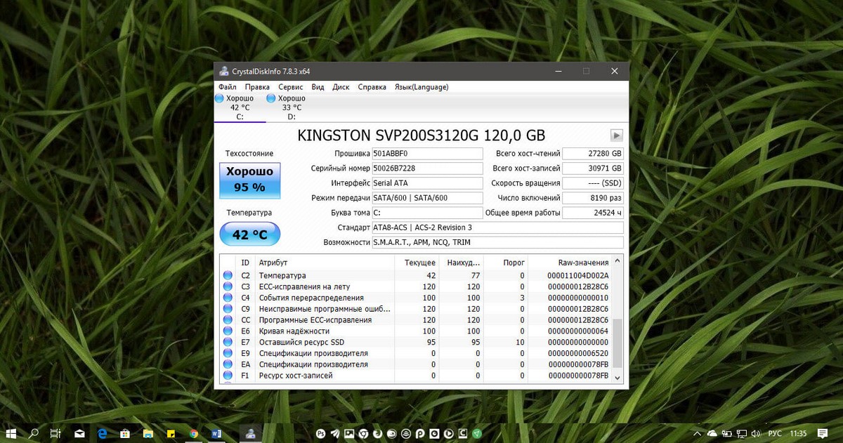 Как проверить здоровье SSD в Windows 10.