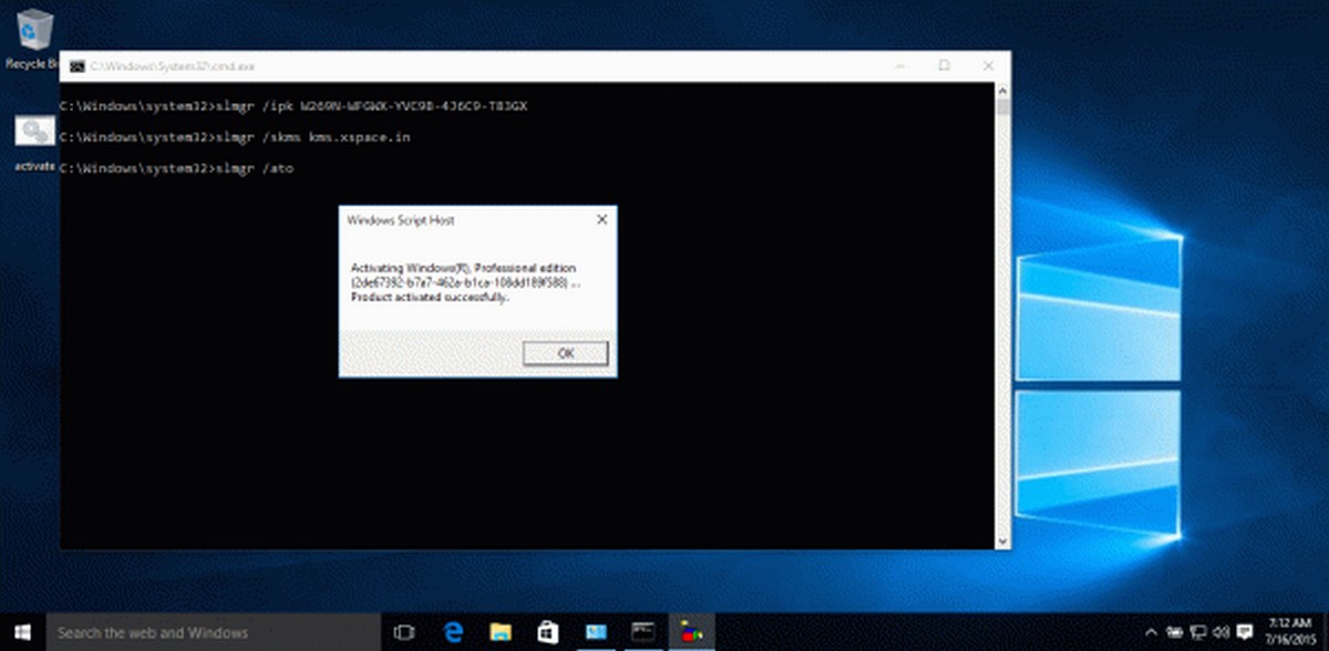 Как активировать Windows 10  10240.