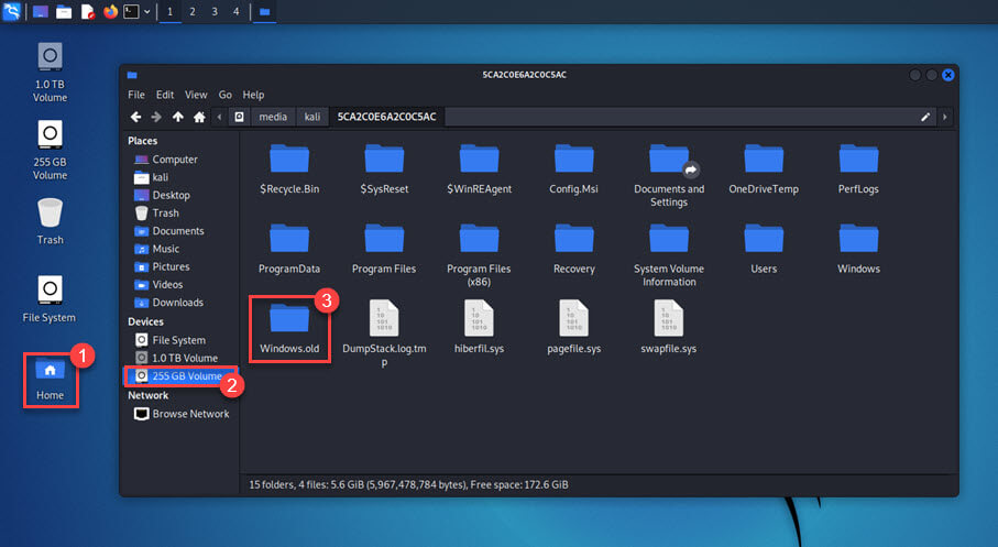 Как удалить папку Windows.old с помощью Live USB