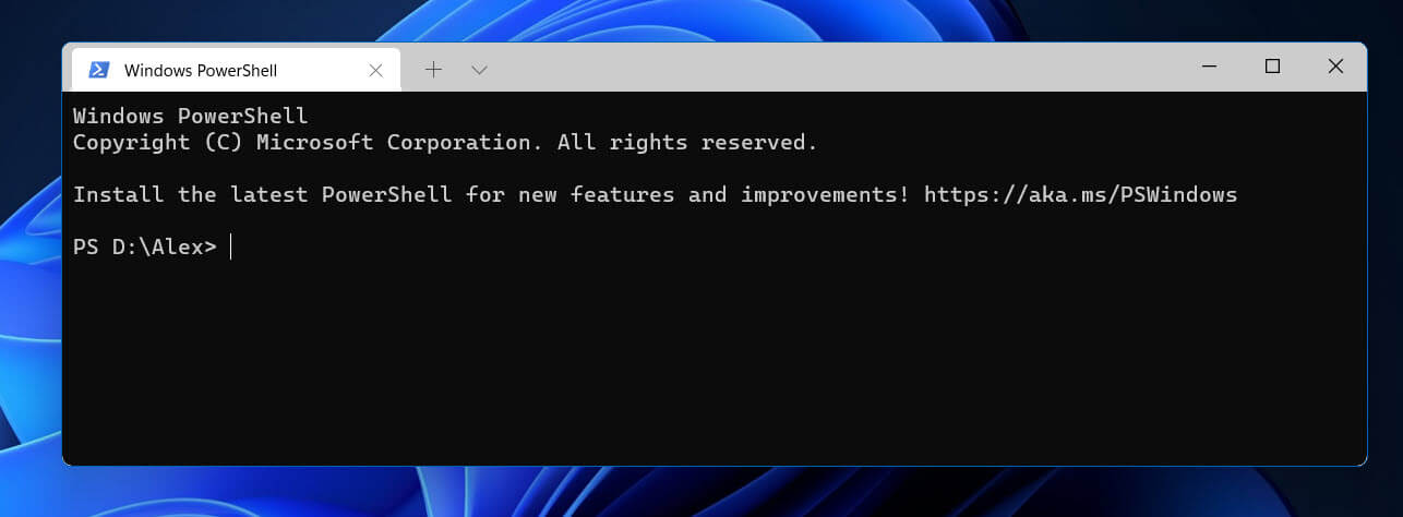 Как открыть PowerShell в Windows 11