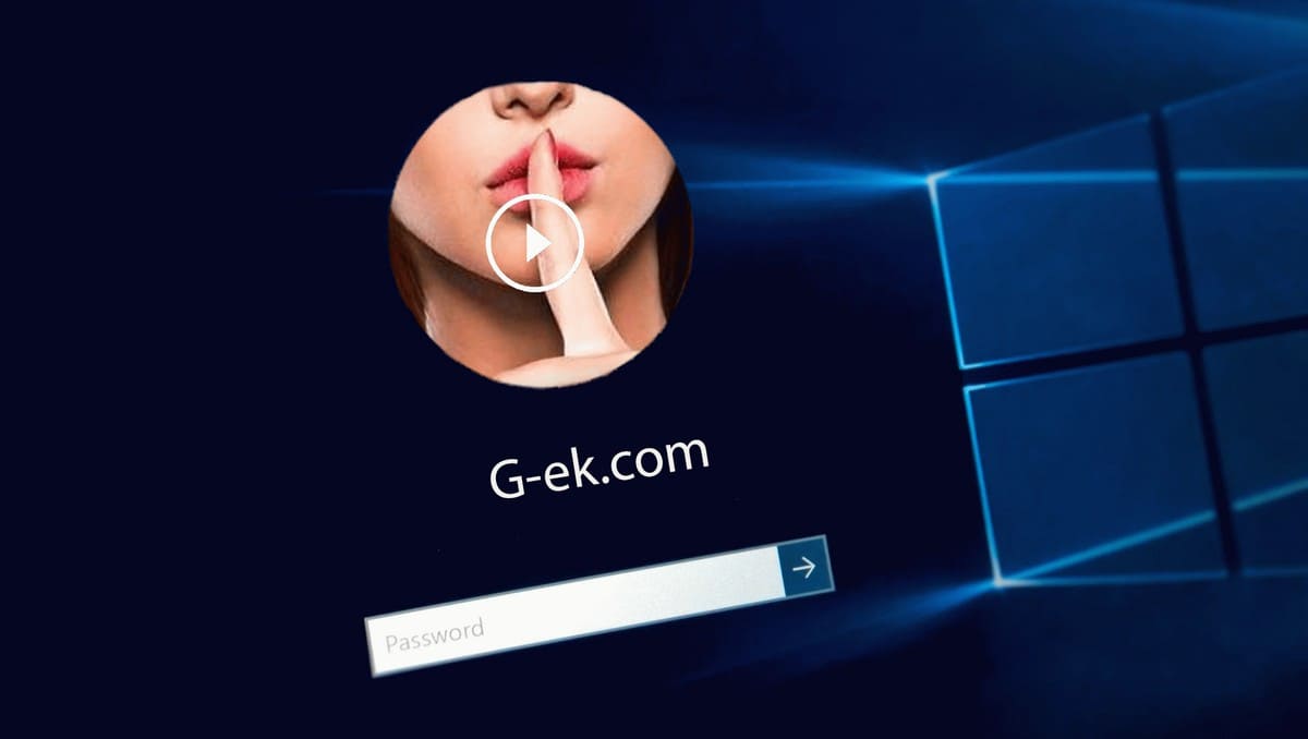 Как в Windows 10 поменять картинку учетной записи на видео.