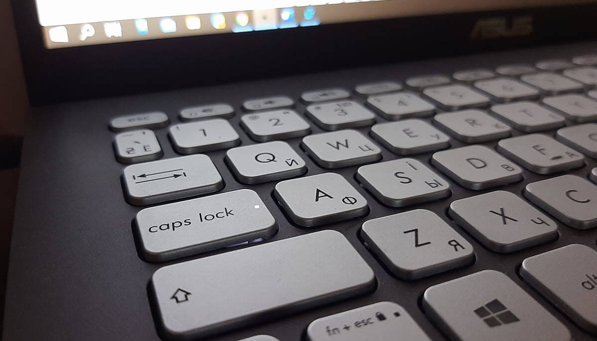 Как отключить клавишу CapsLock в Windows 10