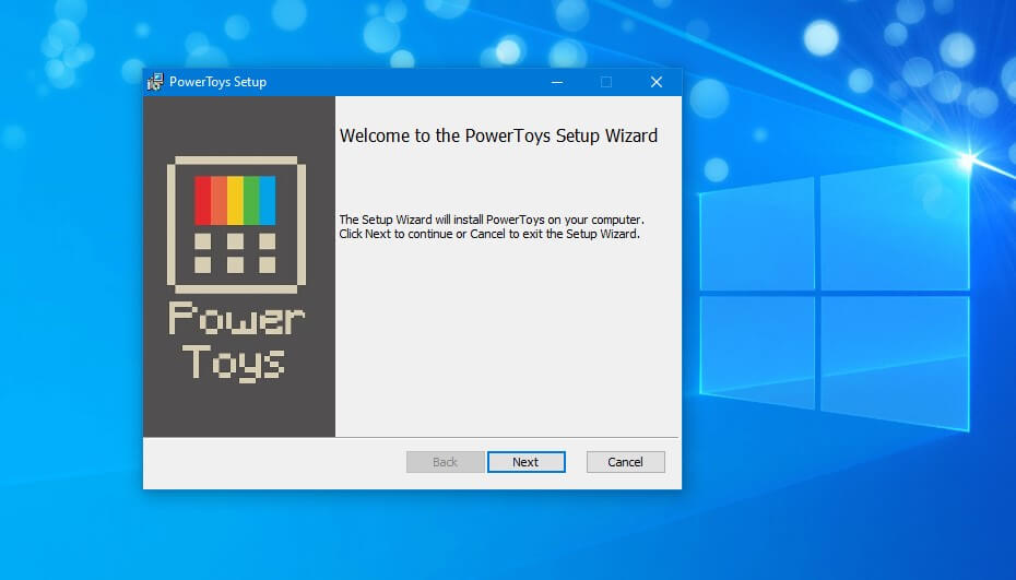 установить инструмент повышения производительности PowerToys в Windows 10